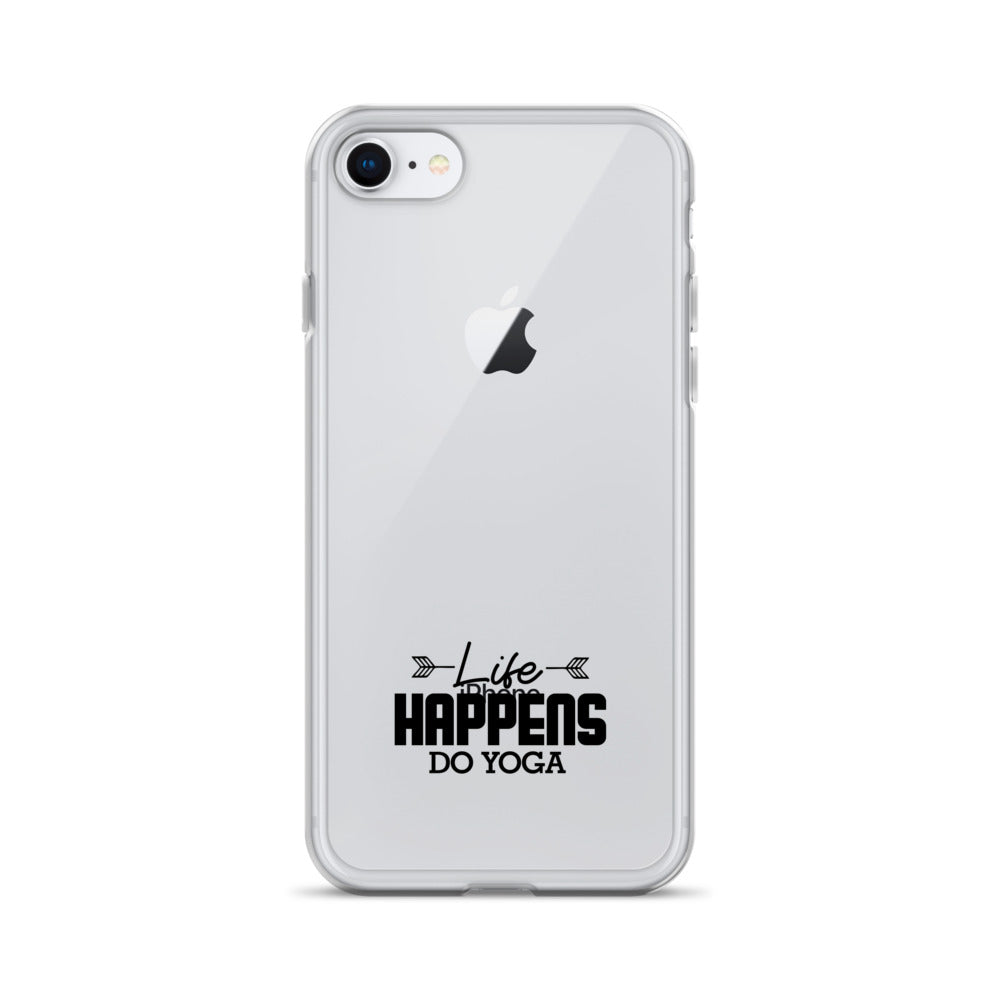 LIFE HAPPENS DO YOGA - iPhone Case