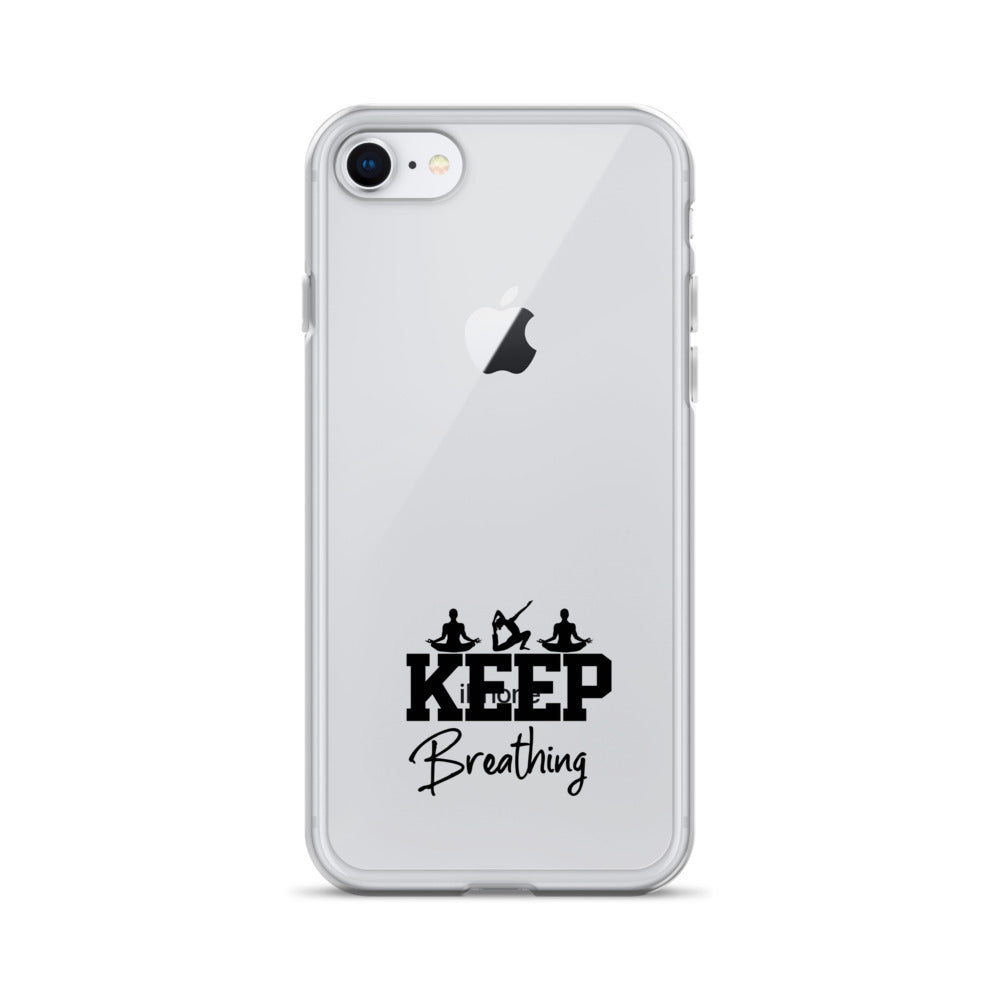 KEEP BREATHING - iPhone Case