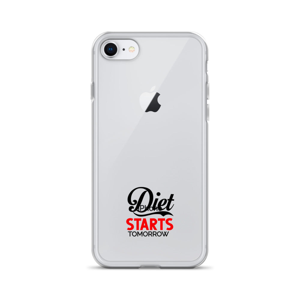DIET STARTS TOMORROW - iPhone Case