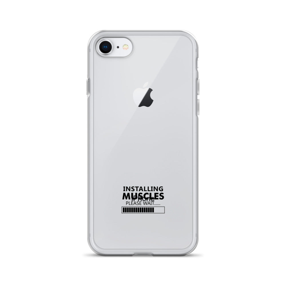 INSTALLING MUSCLES - iPhone Case