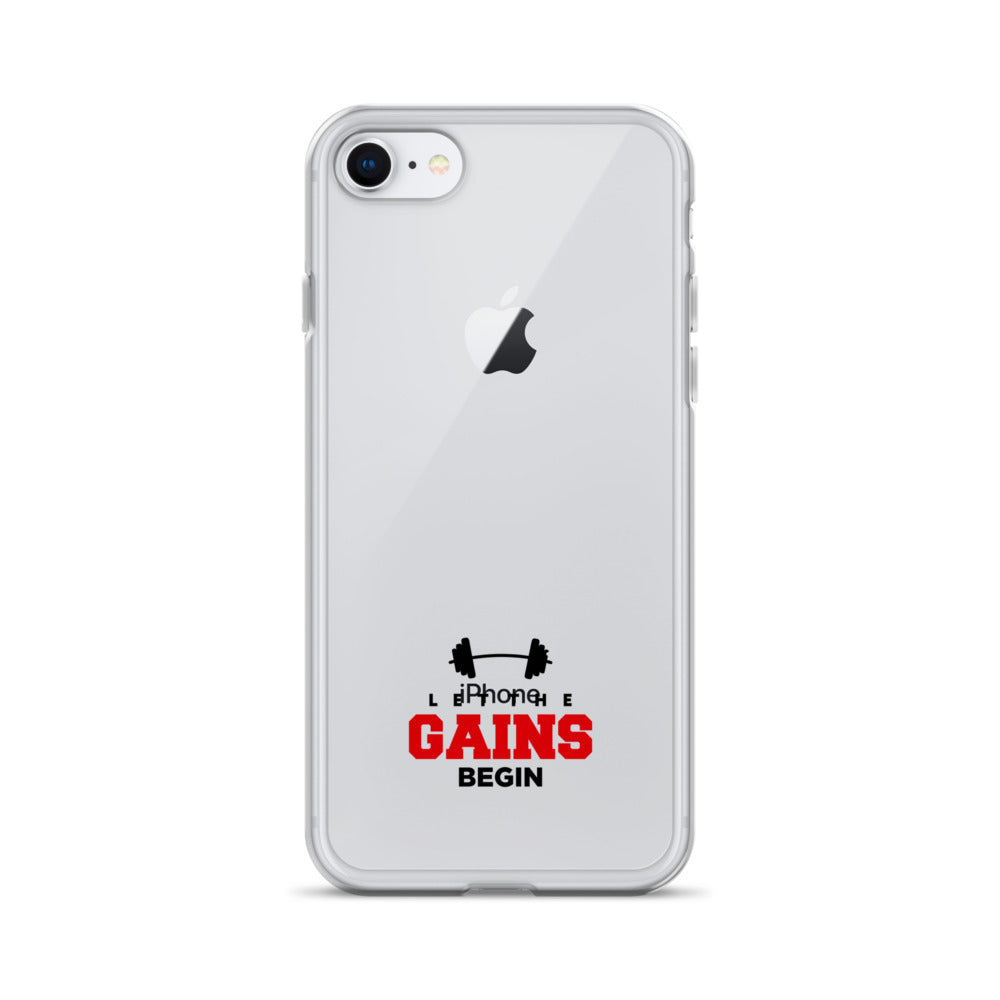 LET THE GAINS BEGIN - iPhone Case