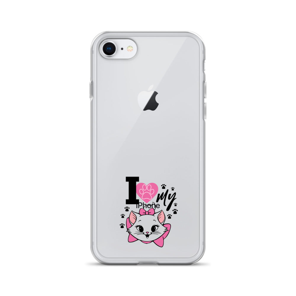 I LOVE MY CAT - iPhone Case