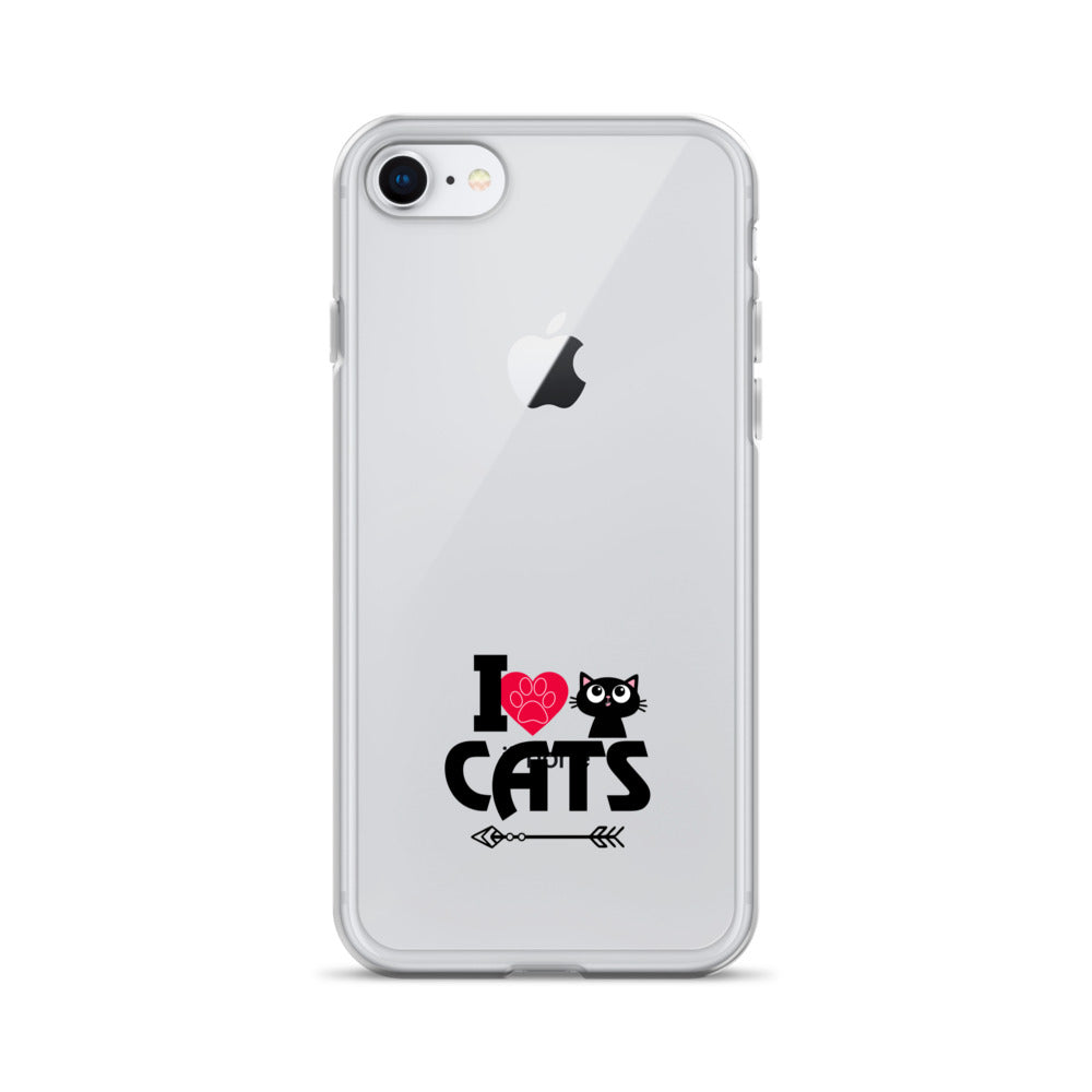 I LOVE CATS - iPhone Case