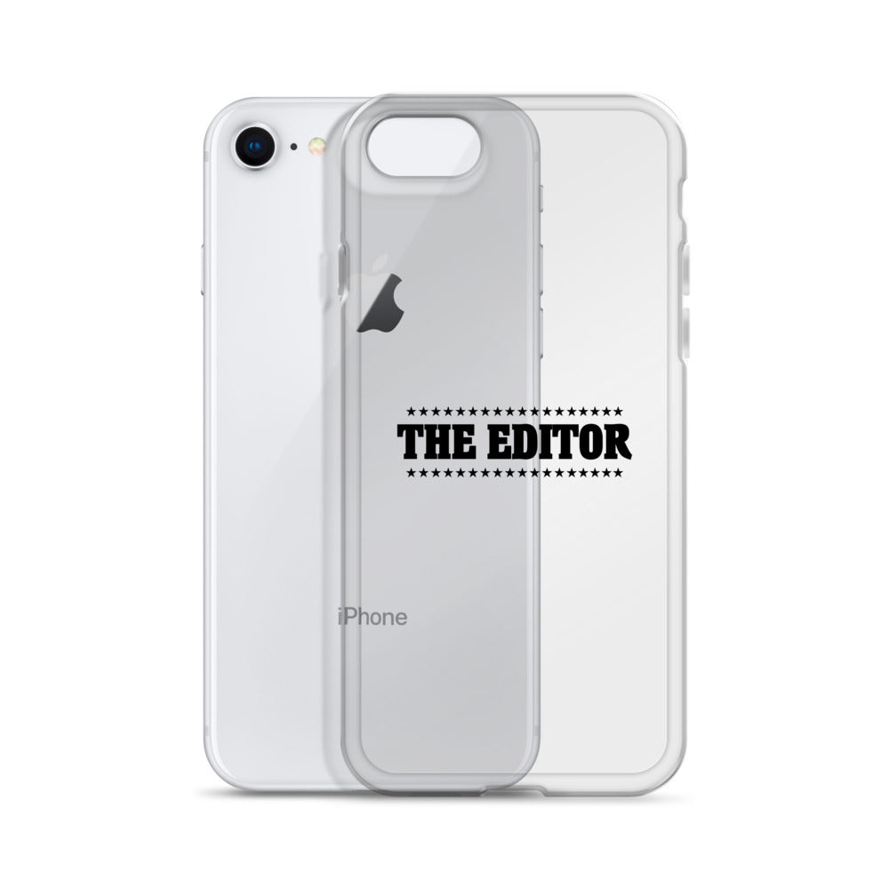 The Editor- iPhone Case Transparent