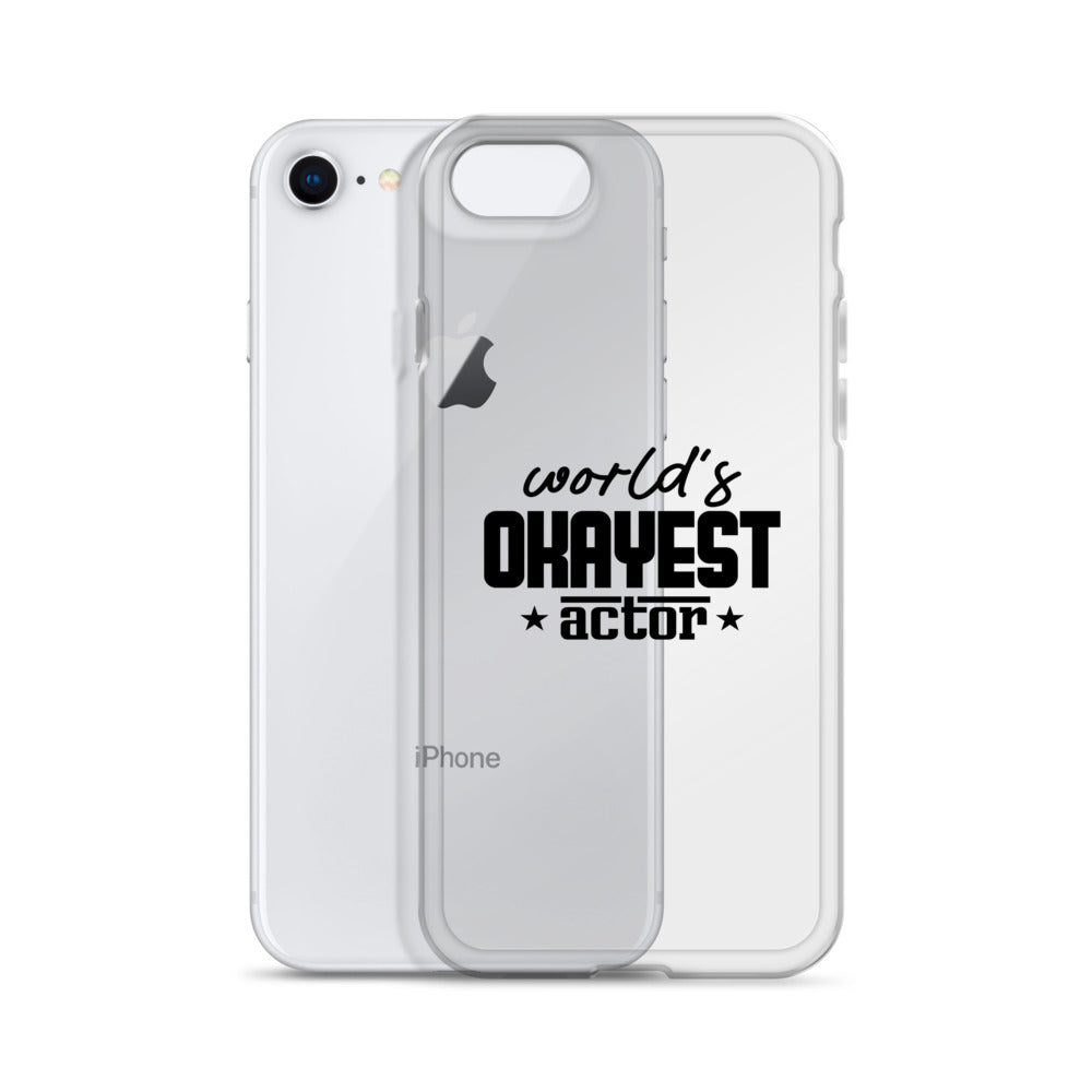 World's okayest actor- iPhone Case Transparent