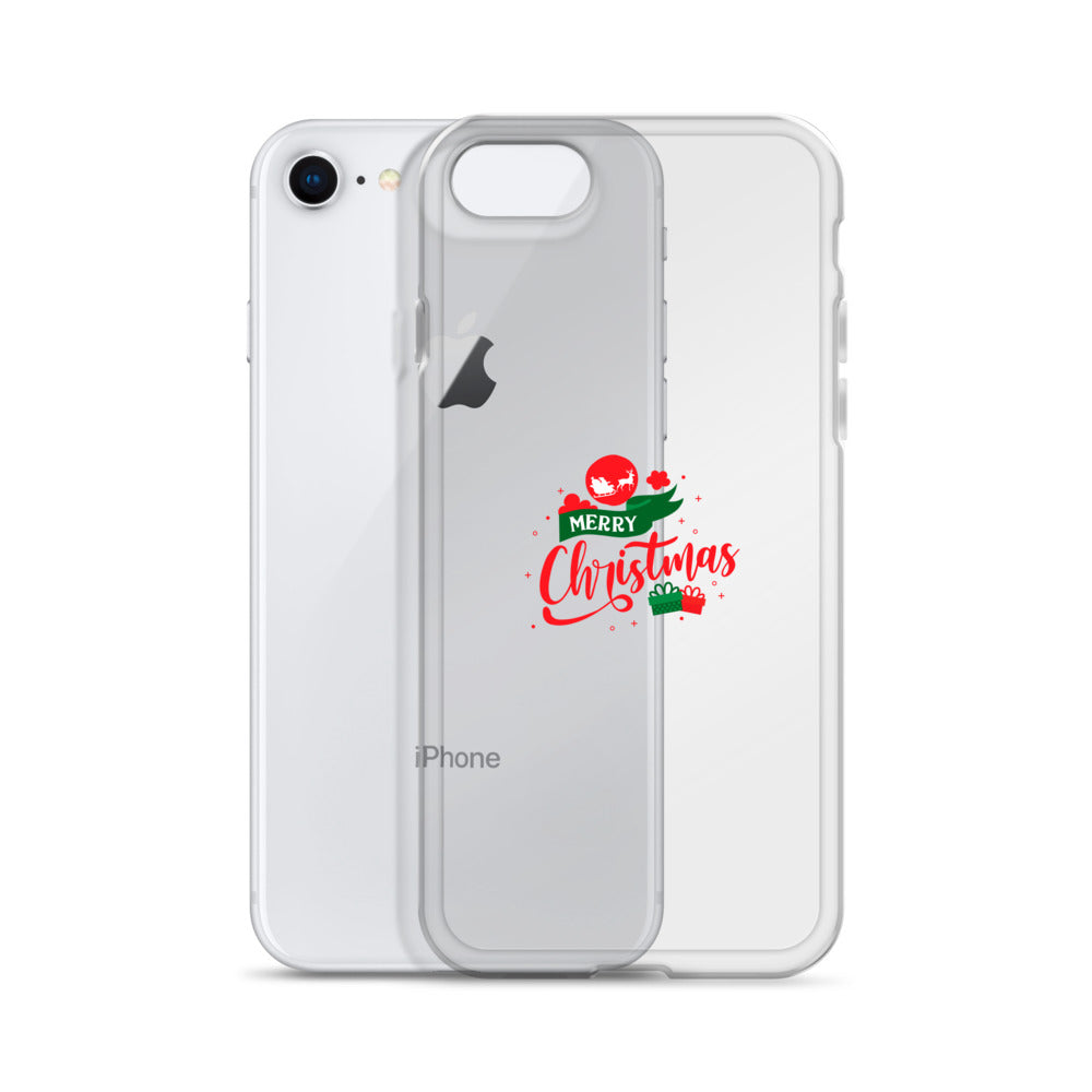 Merry Christmas- iPhone Case Transparent