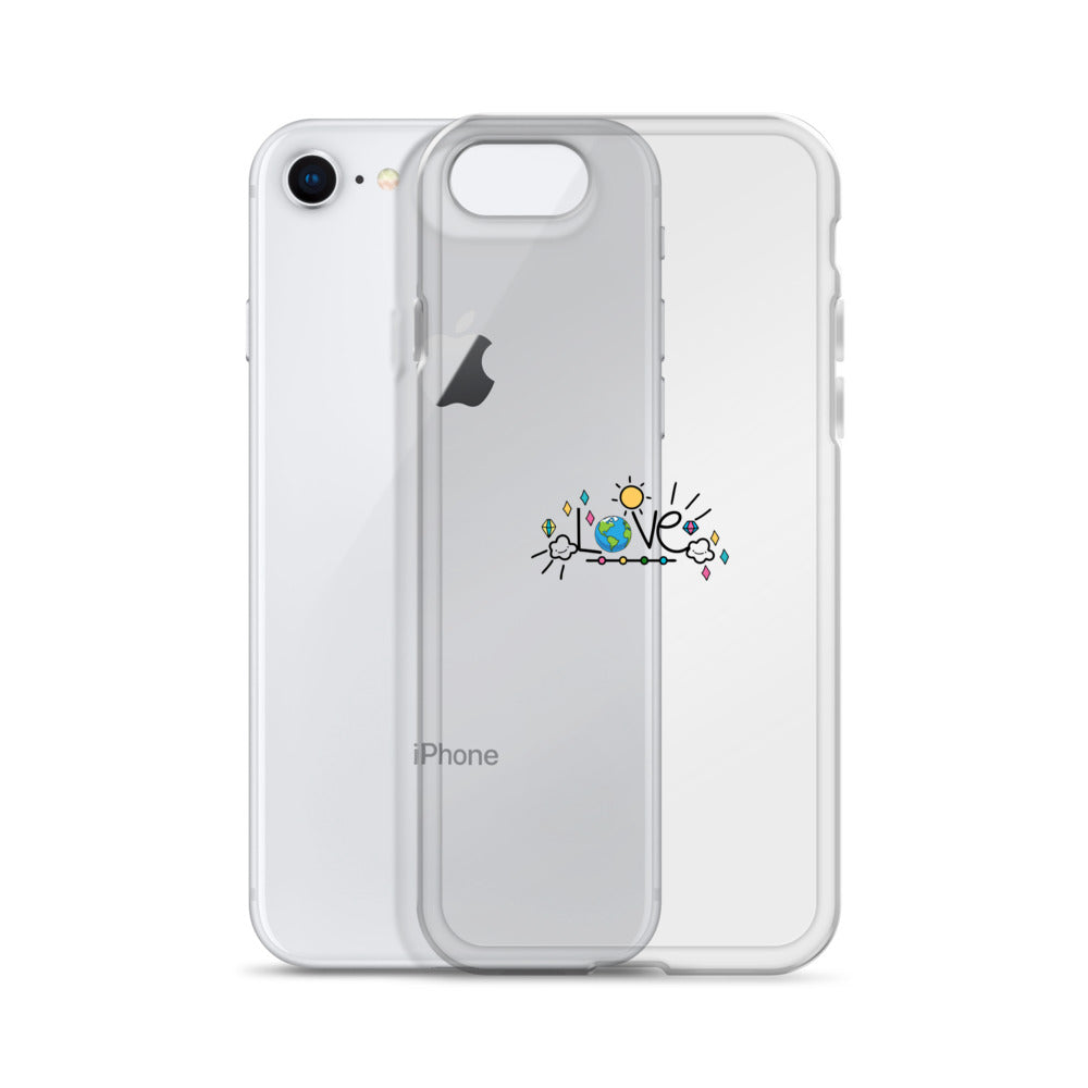 LOVE EARTH - iPhone Case Transparent