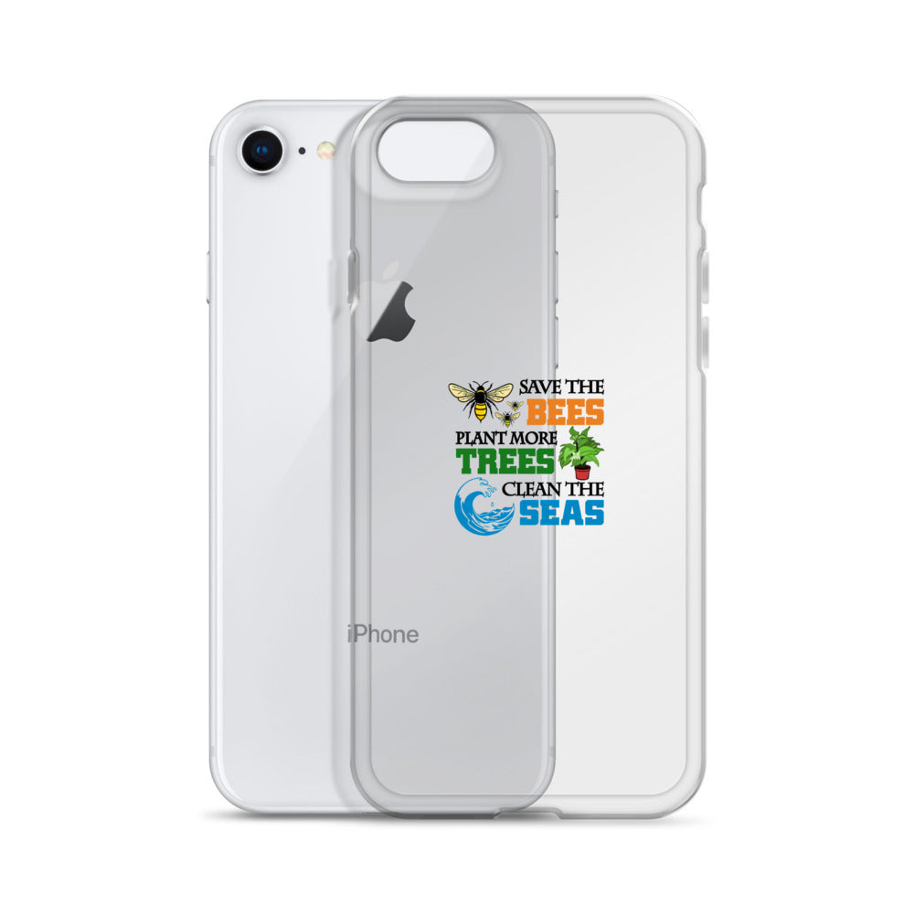 SAVE THE BEES - iPhone Case Transparent