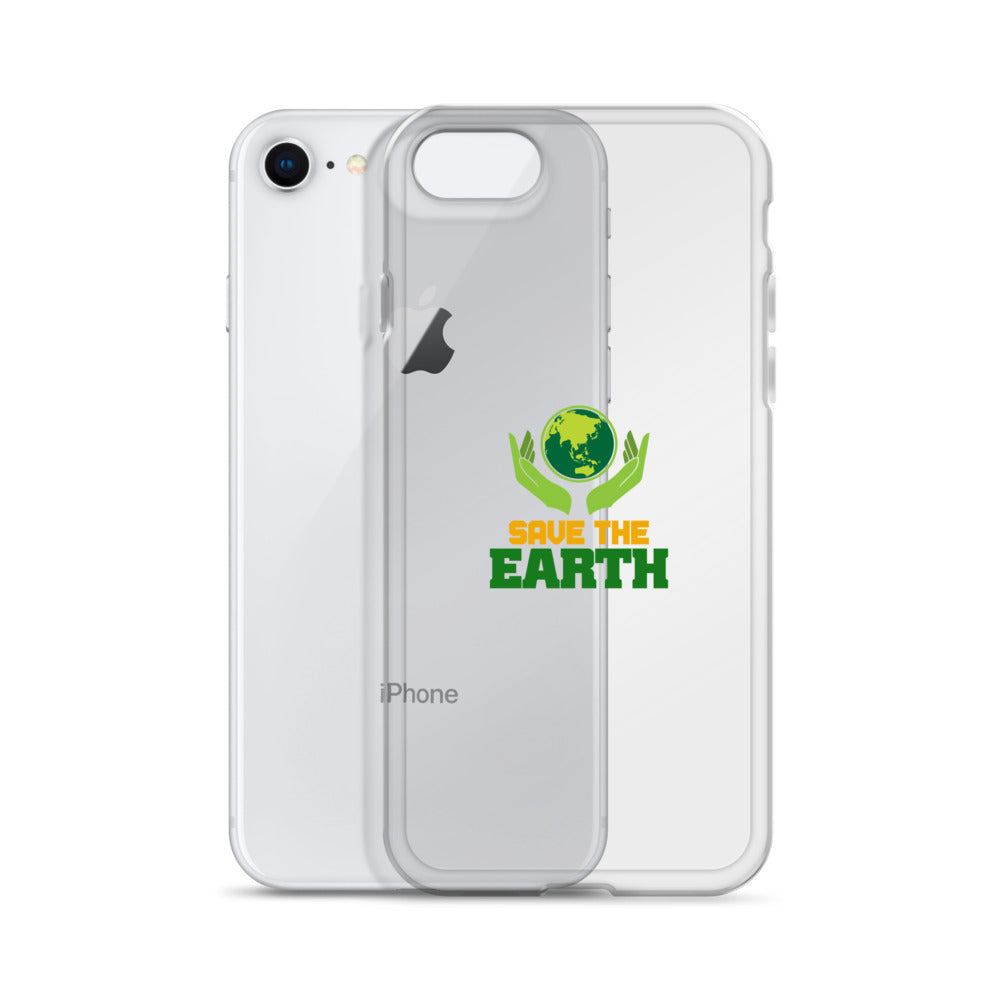 SAVE THE EARTH - iPhone Case Transparent