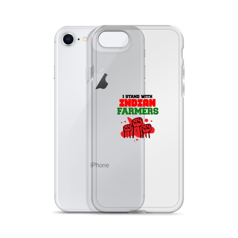 I STAND WITH INDIAN FARMERS - iPhone Case Transparent