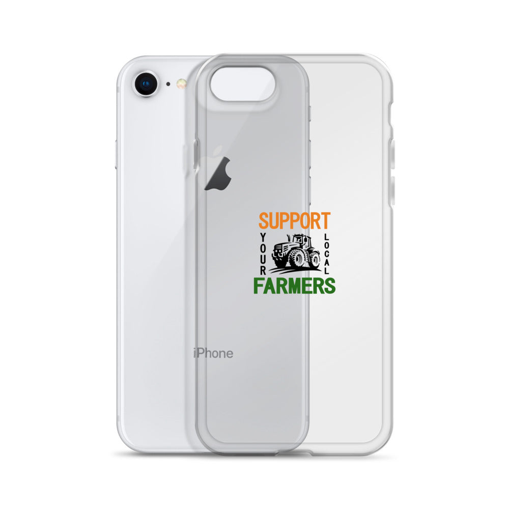 SUPPORT YOUR LOCAL FARMERS - iPhone Case Transparent