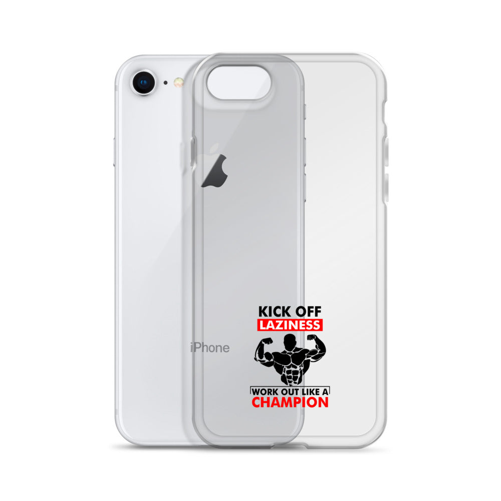 KICK OFF LAZINESS - iPhone Case