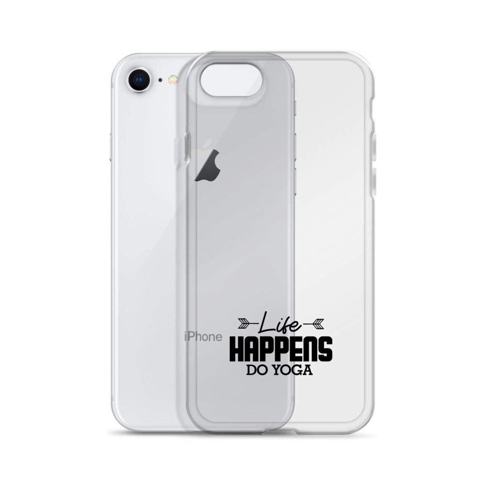 LIFE HAPPENS DO YOGA - iPhone Case