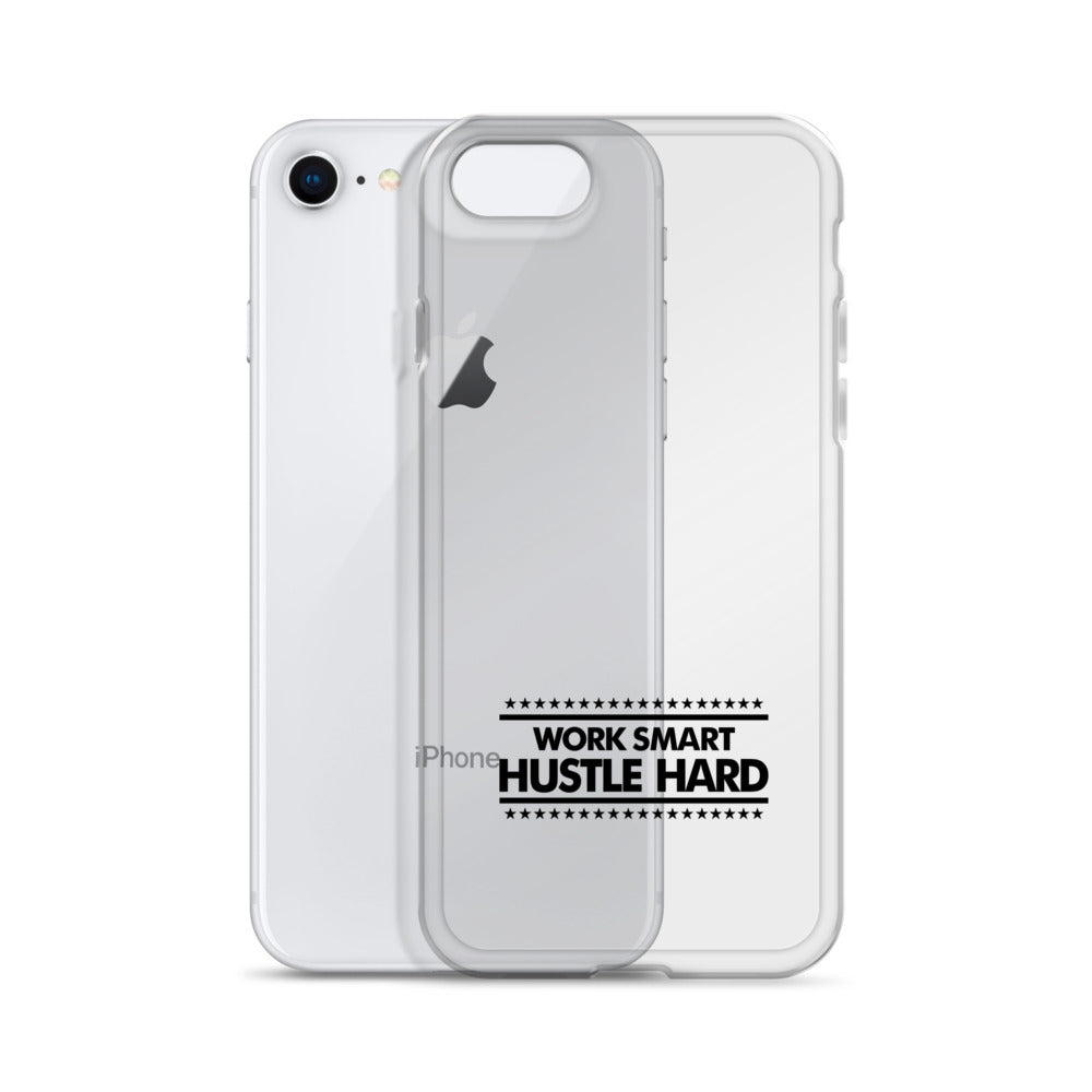 WORK SMART HUSTLE HARD - iPhone Case