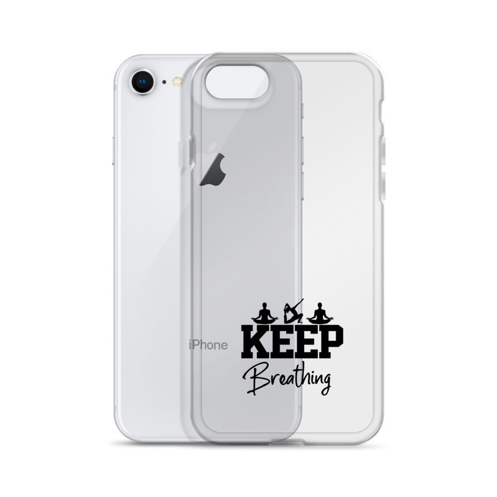 KEEP BREATHING - iPhone Case