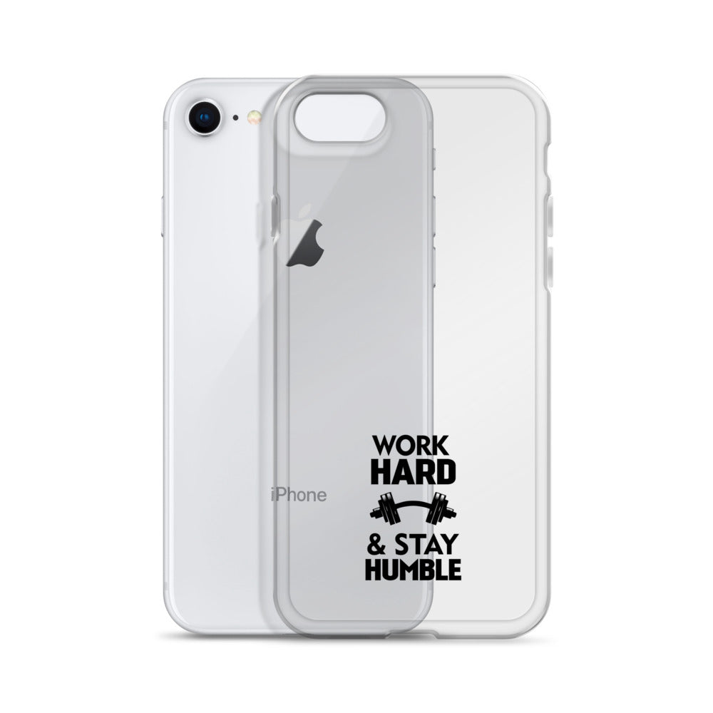 WORK HARD & STAY HUMBLE - iPhone Case