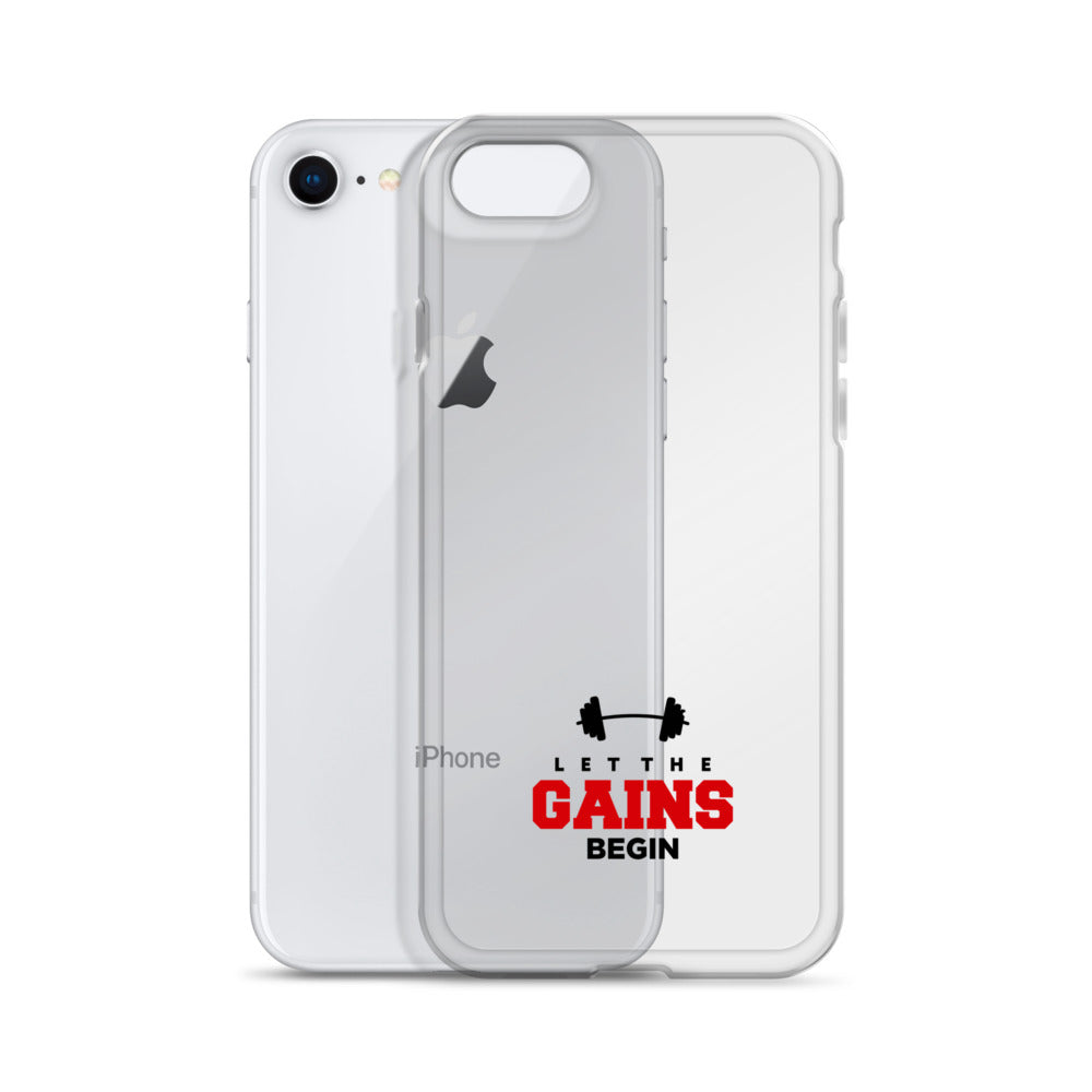 LET THE GAINS BEGIN - iPhone Case