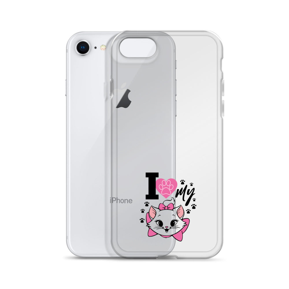 I LOVE MY CAT - iPhone Case