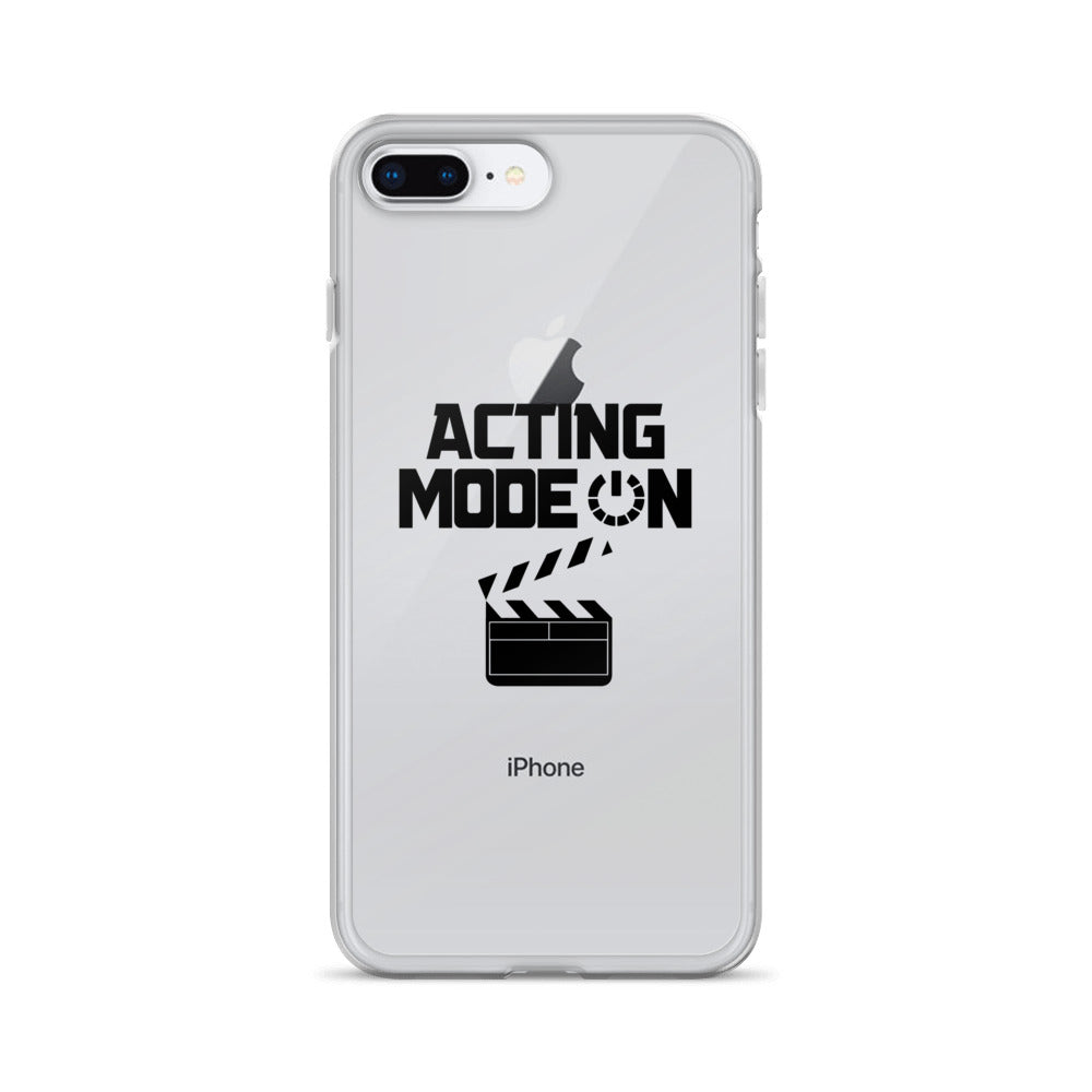 Acting mode - iPhone Case Transparent