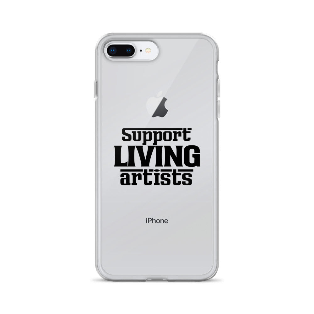 Support living artists- iPhone Case Transparent