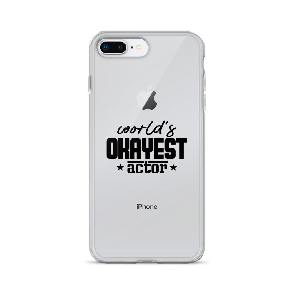 World's okayest actor- iPhone Case Transparent