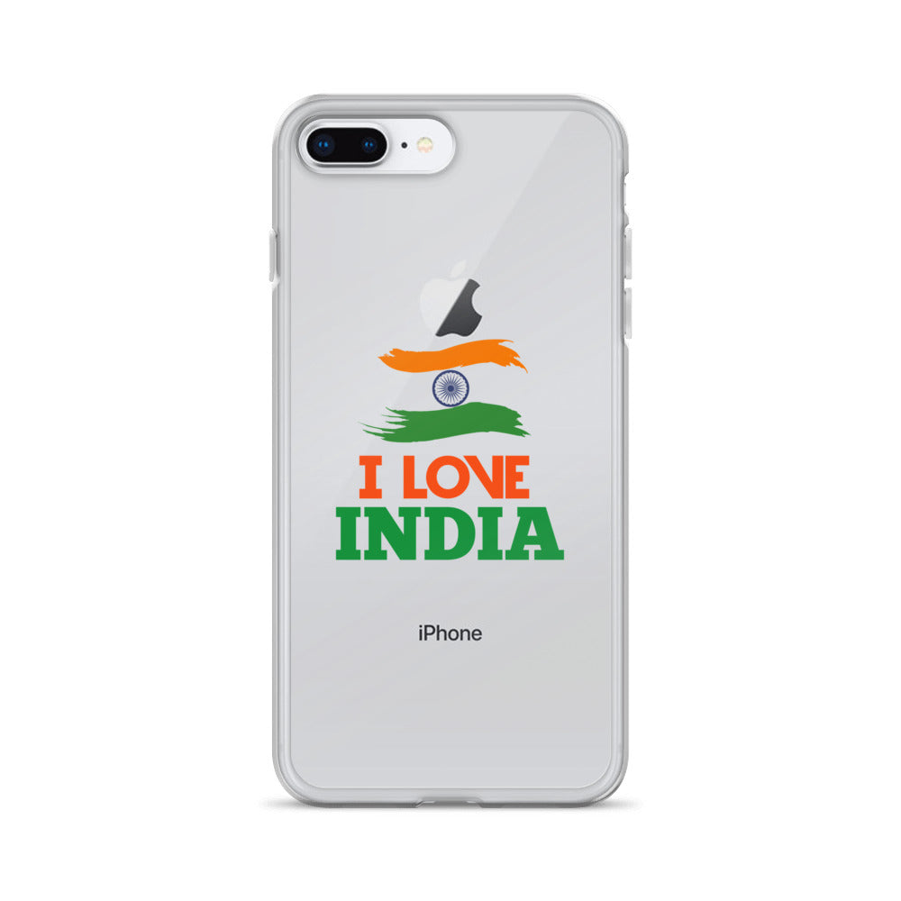 I LOVE INDIA - iPhone Case Transparent