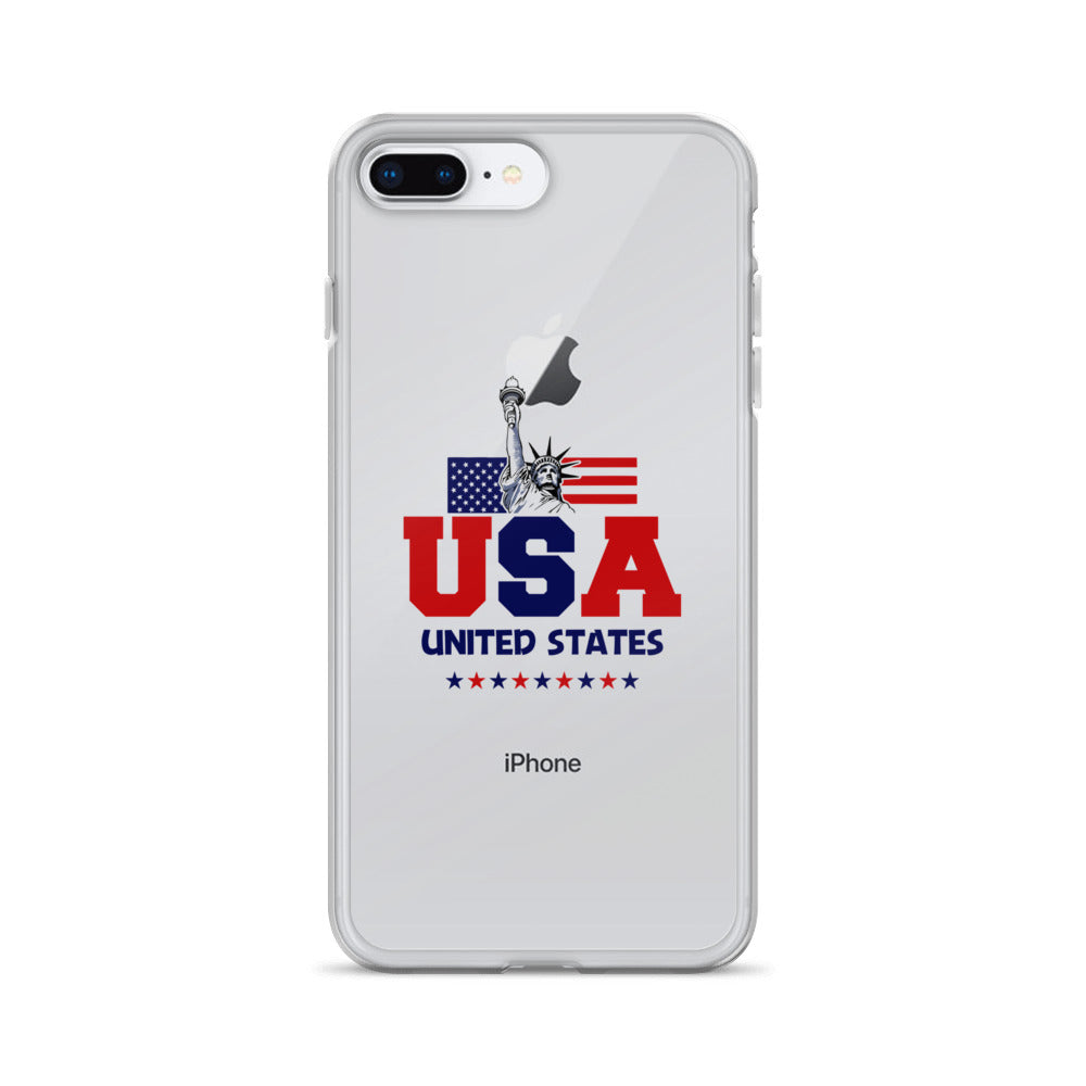 UNITED STATES OF AMERICA - iPhone Case Transparent