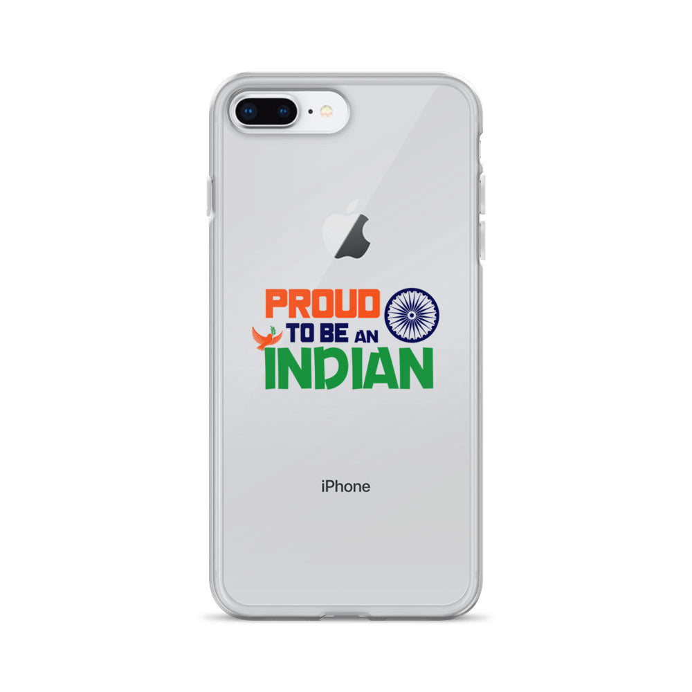 PROUD TO BE AN INDIAN - iPhone Case Transparent