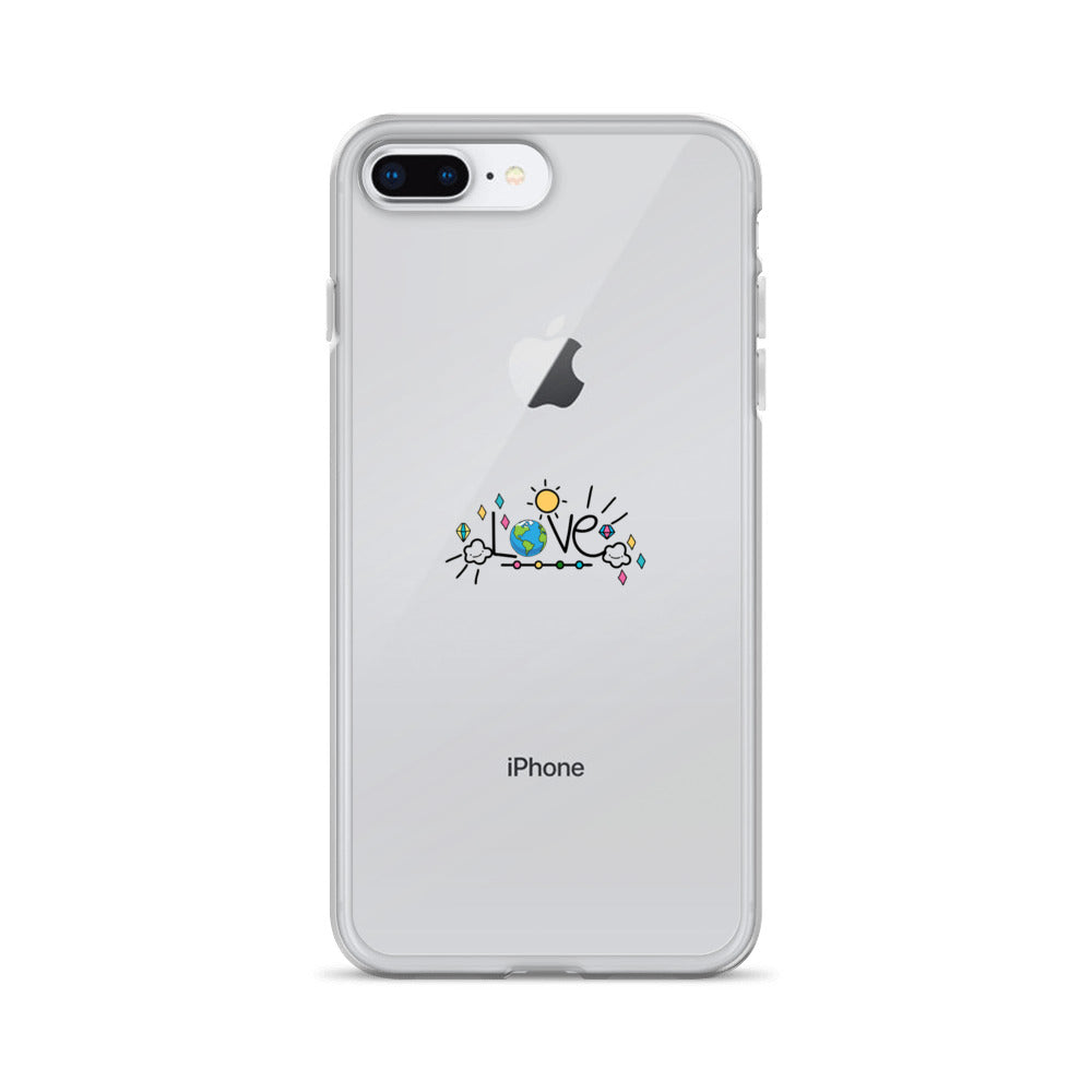 LOVE EARTH - iPhone Case Transparent