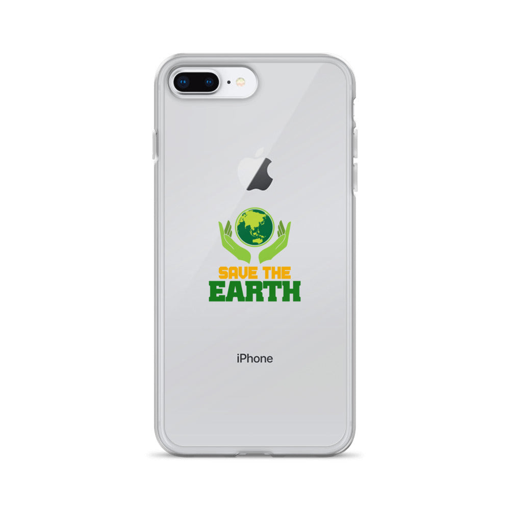 SAVE THE EARTH - iPhone Case Transparent