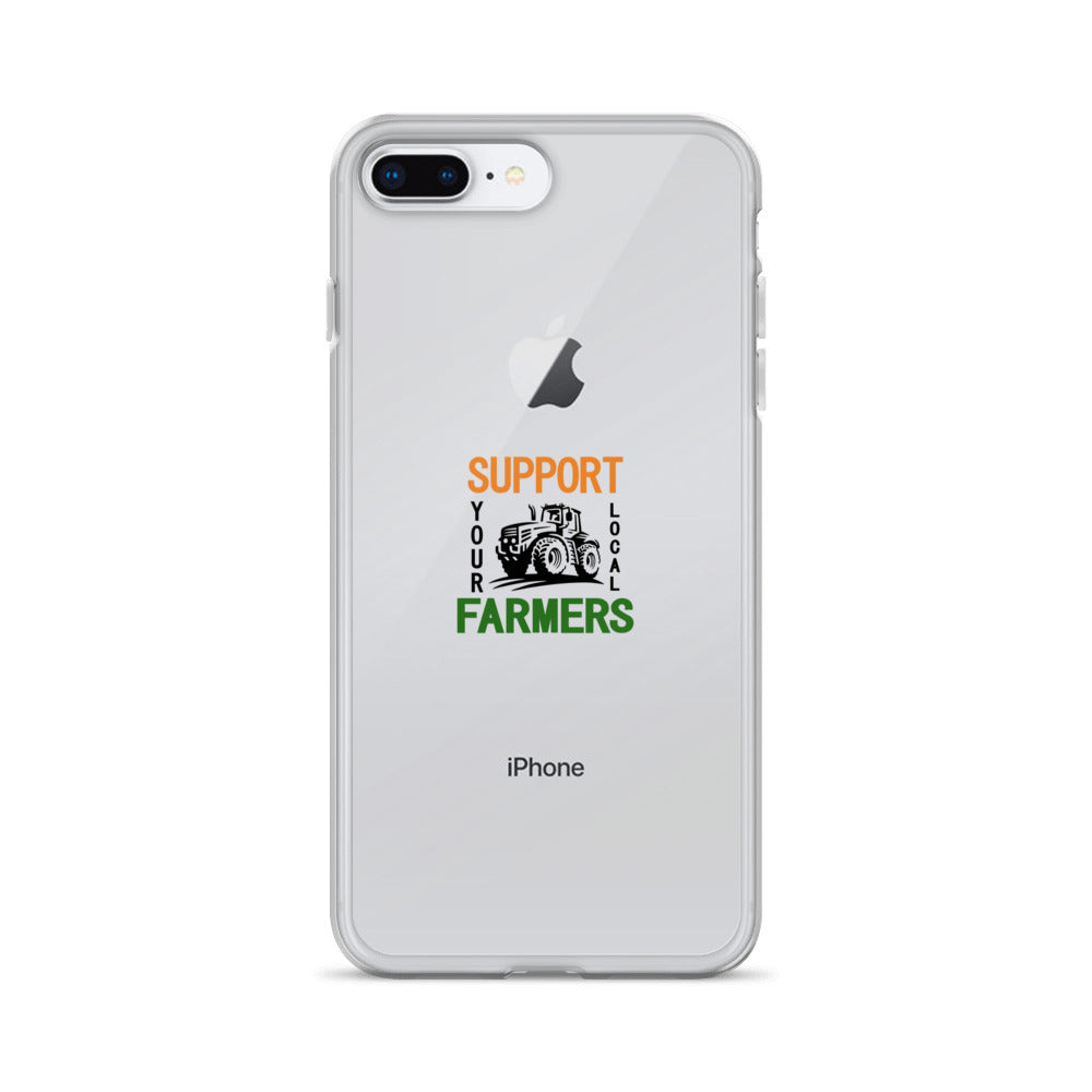 SUPPORT YOUR LOCAL FARMERS - iPhone Case Transparent