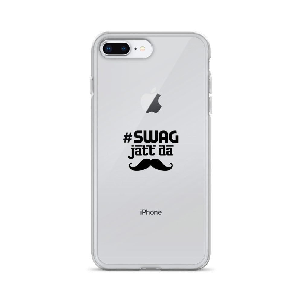 SWAG JATT DA - iPhone Case Transparent