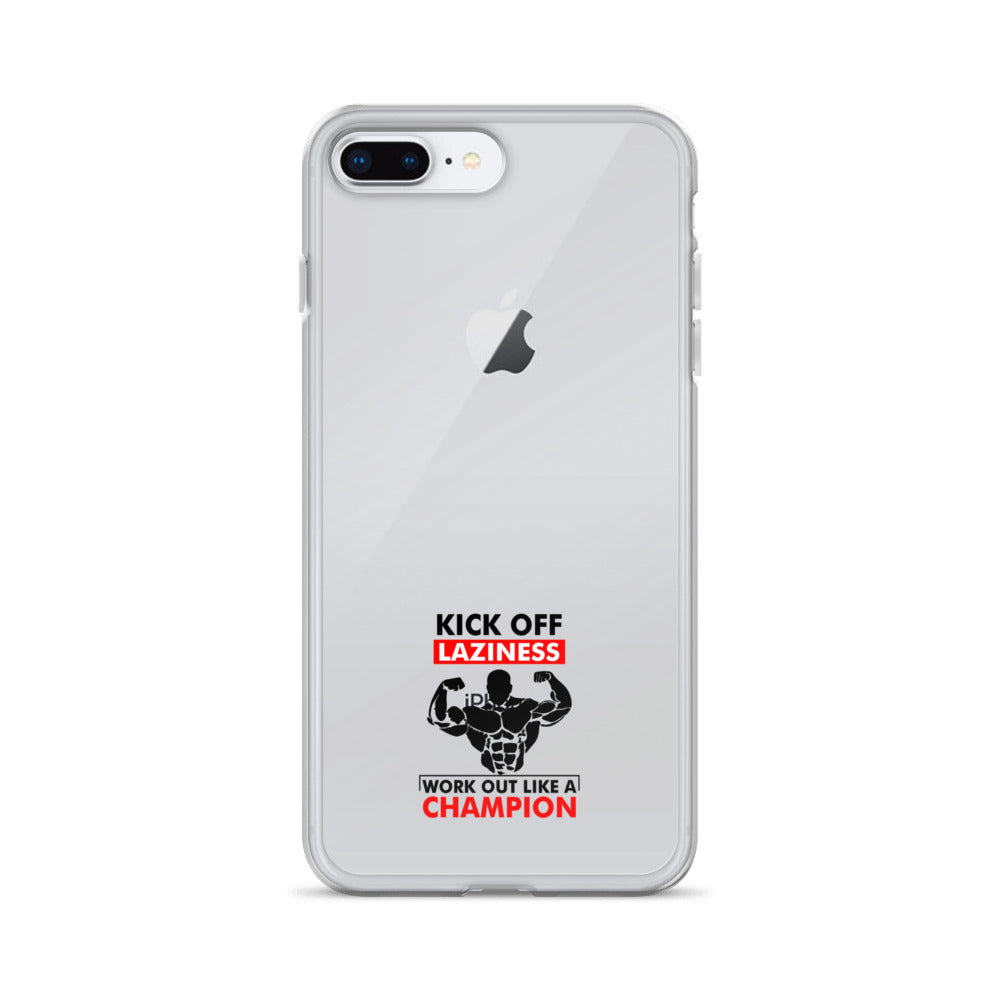 KICK OFF LAZINESS - iPhone Case