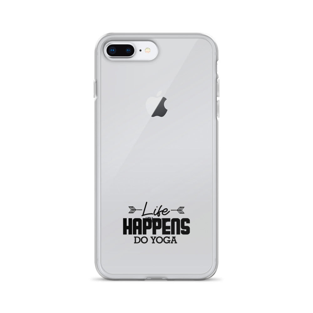 LIFE HAPPENS DO YOGA - iPhone Case