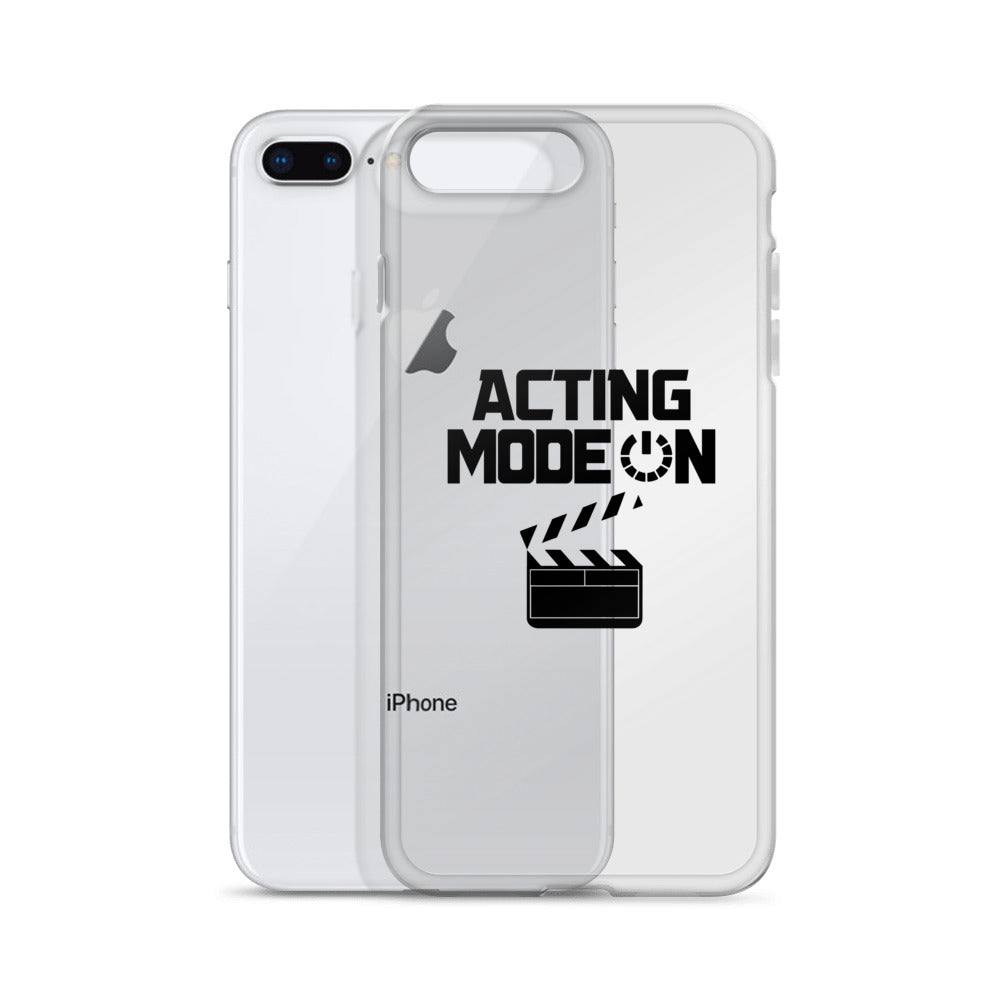 Acting mode - iPhone Case Transparent