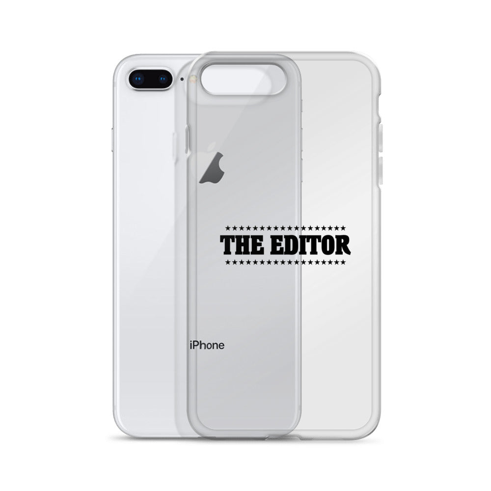 The Editor- iPhone Case Transparent