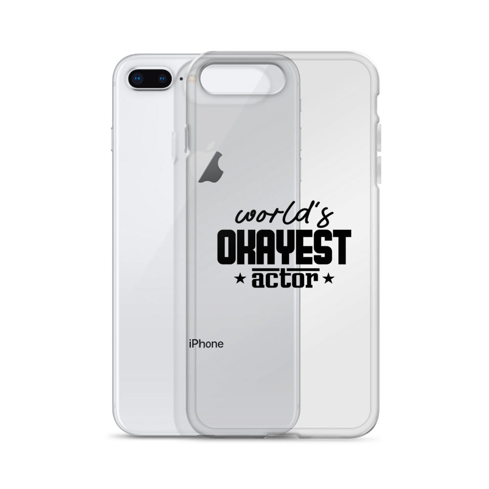 World's okayest actor- iPhone Case Transparent