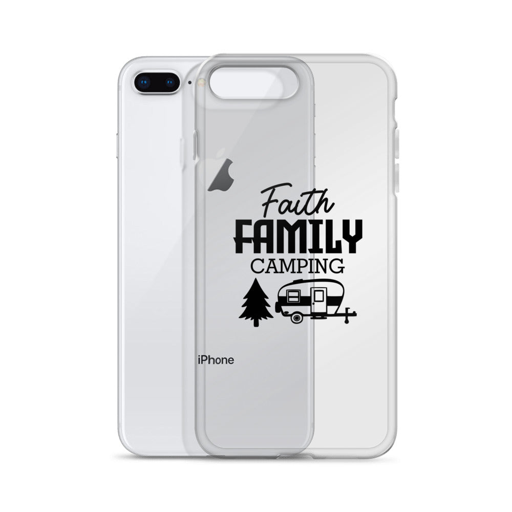 Family Camping- iPhone Case Transparent