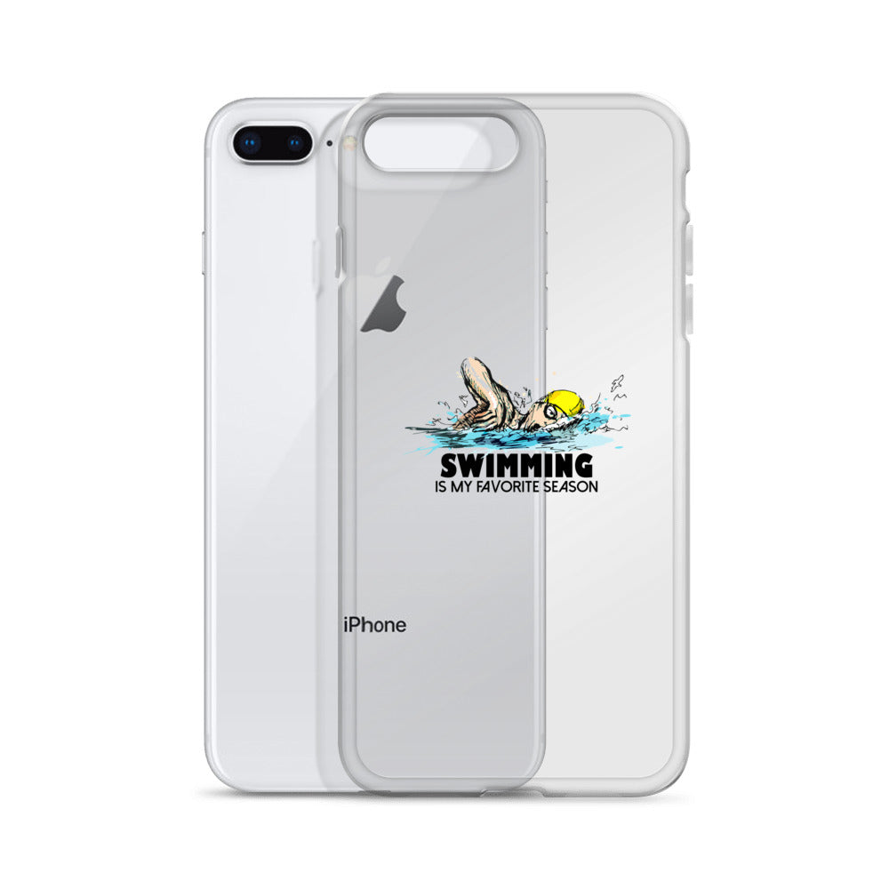 Swimming- iPhone Case Transparent