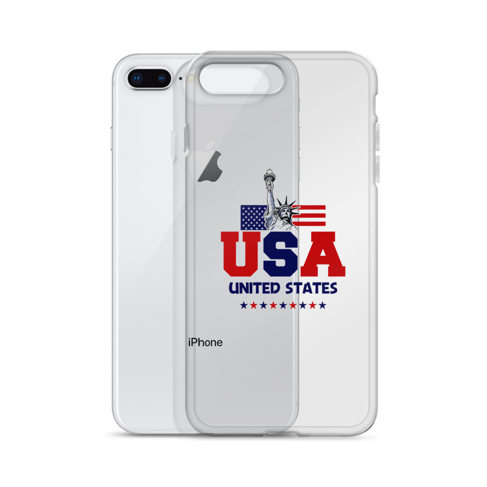 UNITED STATES OF AMERICA - iPhone Case Transparent