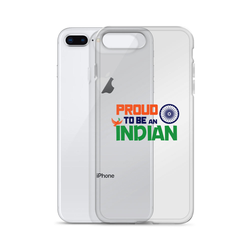 PROUD TO BE AN INDIAN - iPhone Case Transparent