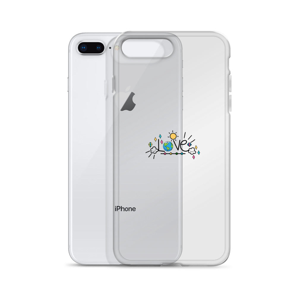 LOVE EARTH - iPhone Case Transparent