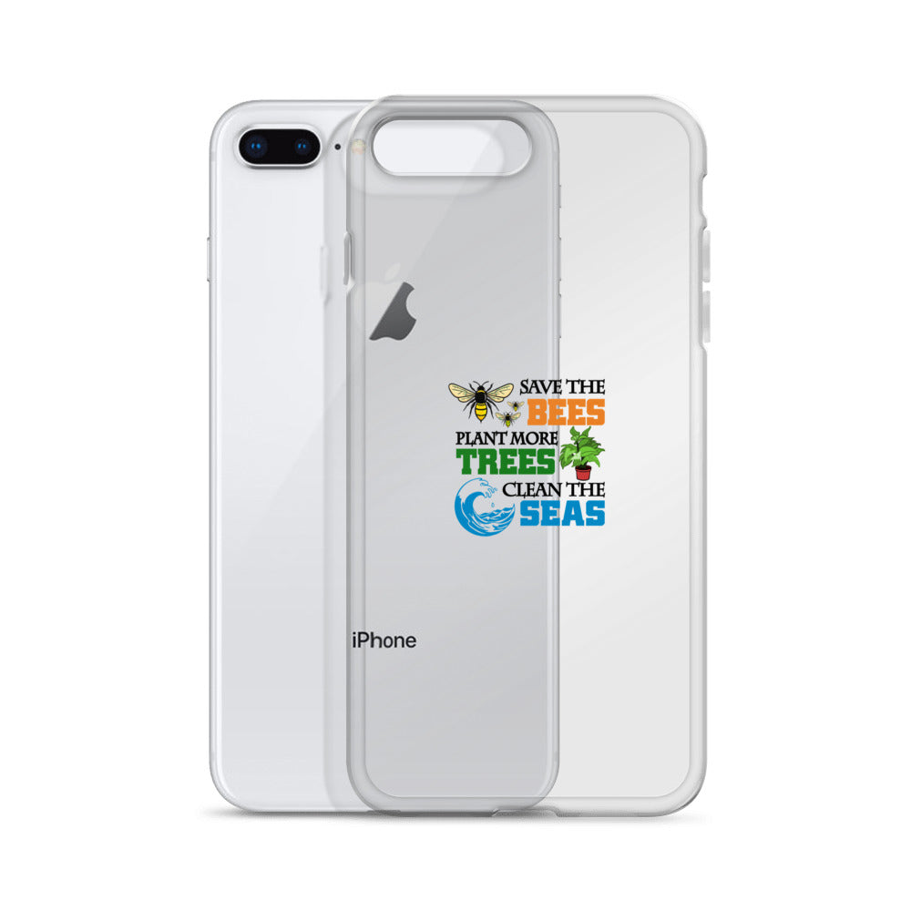 SAVE THE BEES - iPhone Case Transparent