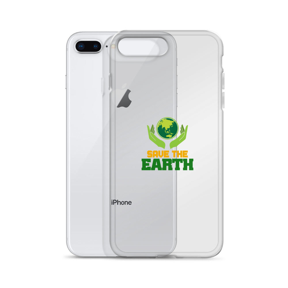 SAVE THE EARTH - iPhone Case Transparent