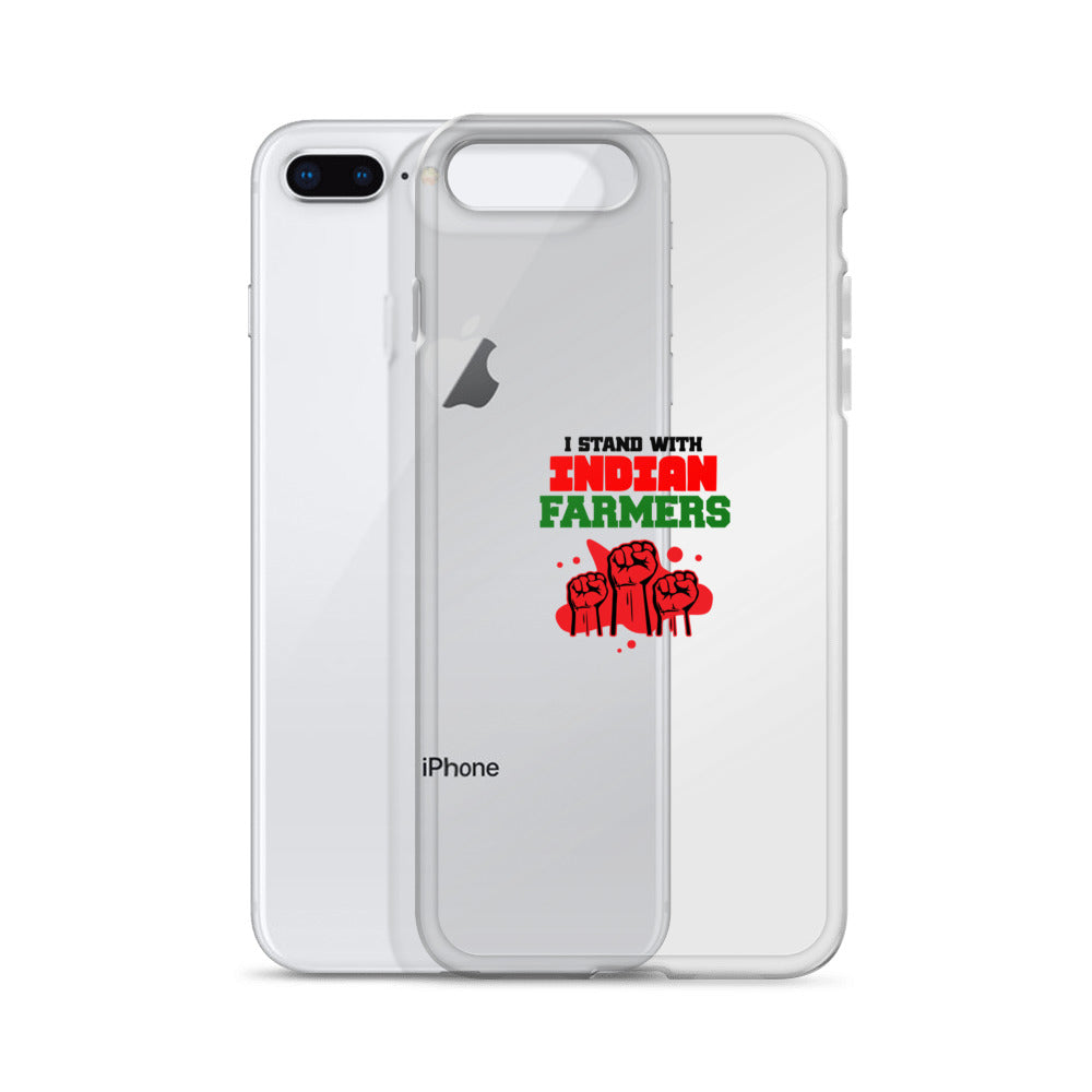 I STAND WITH INDIAN FARMERS - iPhone Case Transparent