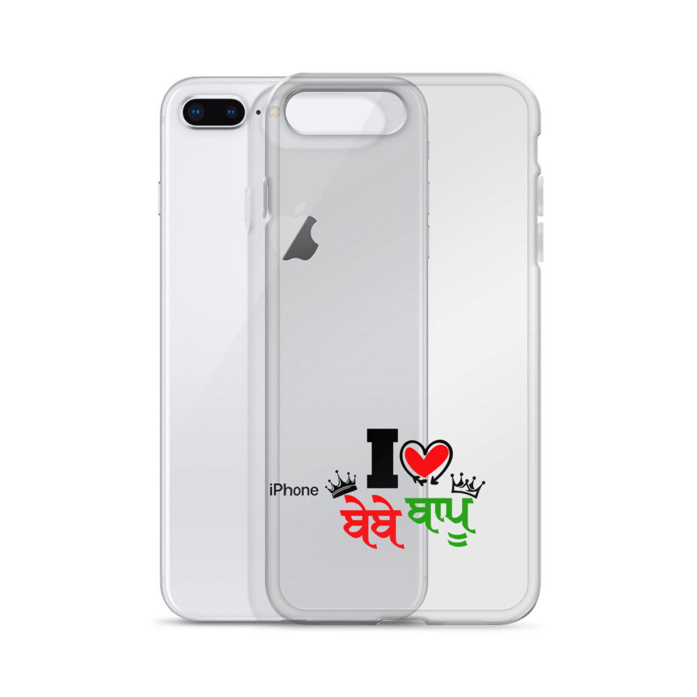 I LOVE BEBE BAPU - iPhone Case