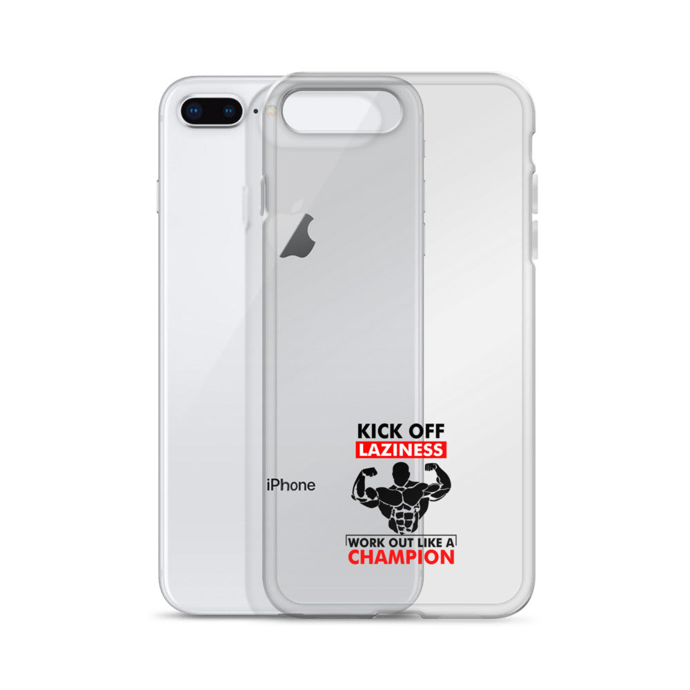 KICK OFF LAZINESS - iPhone Case