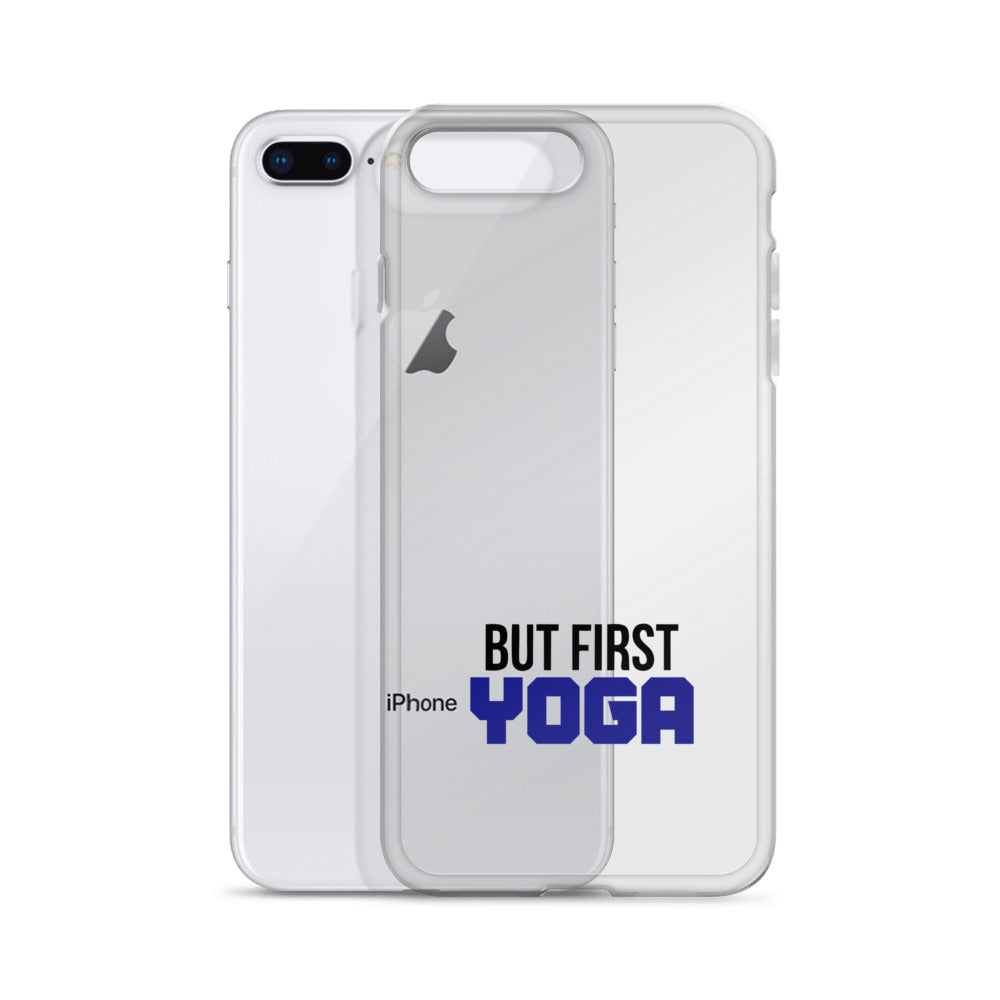 BUT FIRST YOGA - iPhone Case