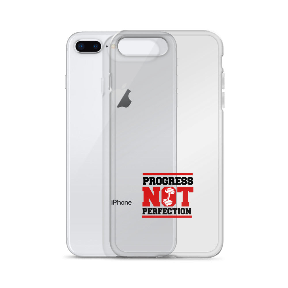 PROGRESS NOT PERFECTION - iPhone Case