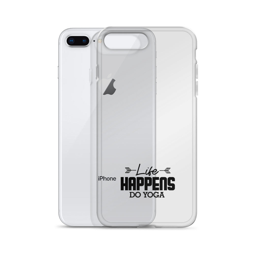 LIFE HAPPENS DO YOGA - iPhone Case